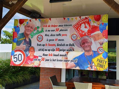 spandoek tekst 50 jaar|De 100+ Beste 50 Jaar Teksten en Spreuken (Update Augustus。